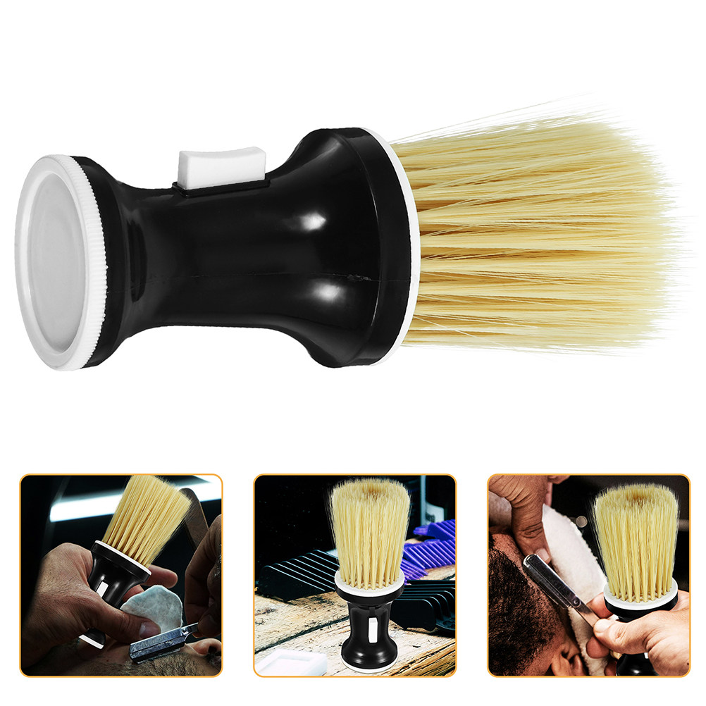 Home Barber - 2 Stück Friseur-Nackenbürste zum Haarschneiden, zur