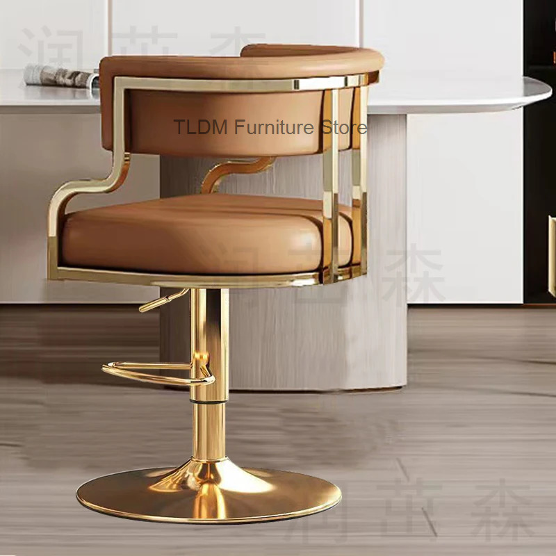 Home Bar Seating - Hochwertige Barhocker Luxuriöse Drehbare Barstühle für