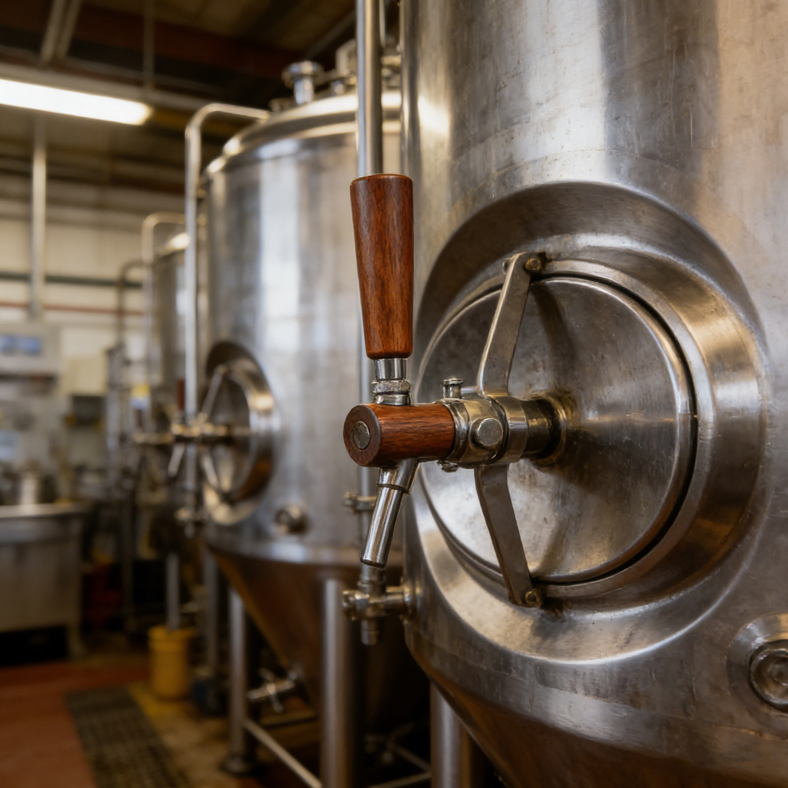 Home Bar And Restaurant - Rustikaler Bierhahn-Griff aus handpoliertem Eichenholz für