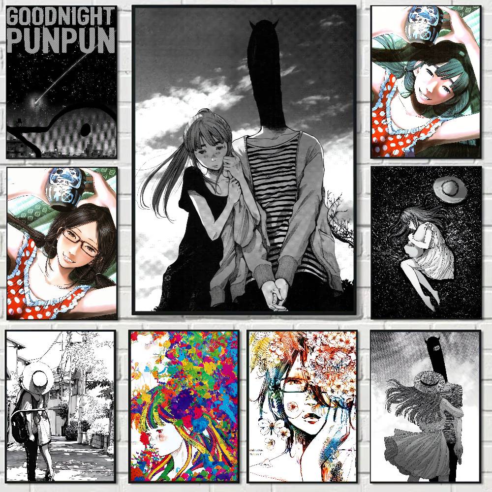 Home Bar And Theater - Anime Goodnight Punpun Anime-Poster Wandkunst für
