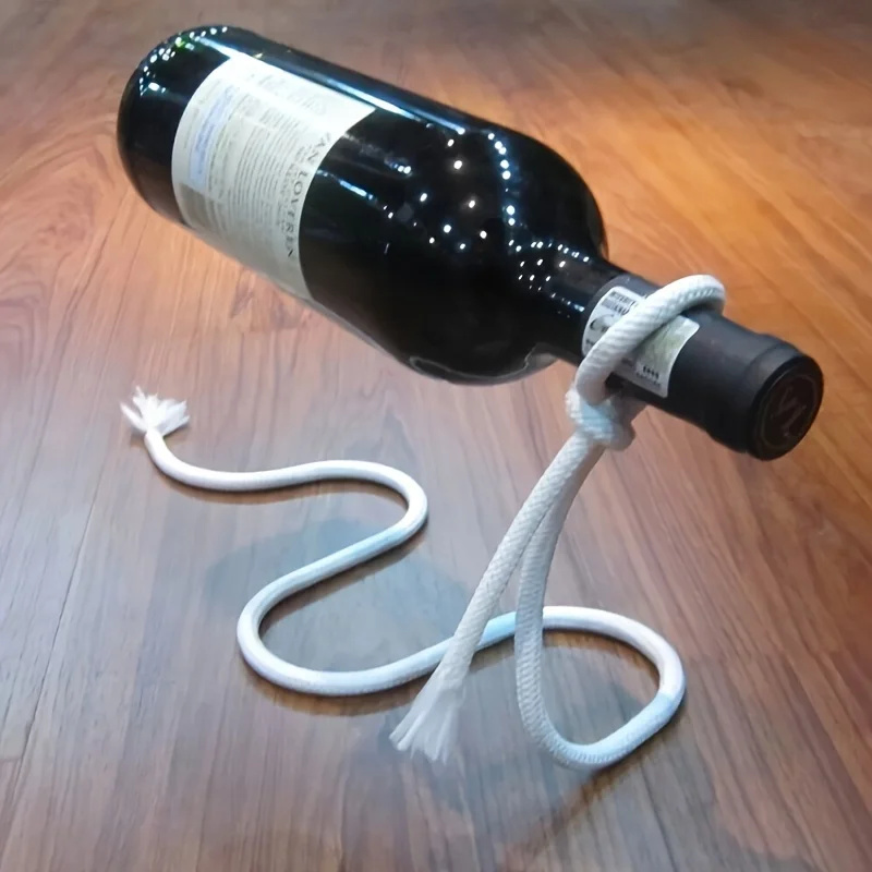 Home Bar Stand - Kreative Wein Flasche Rack Persönlichkeit Seil