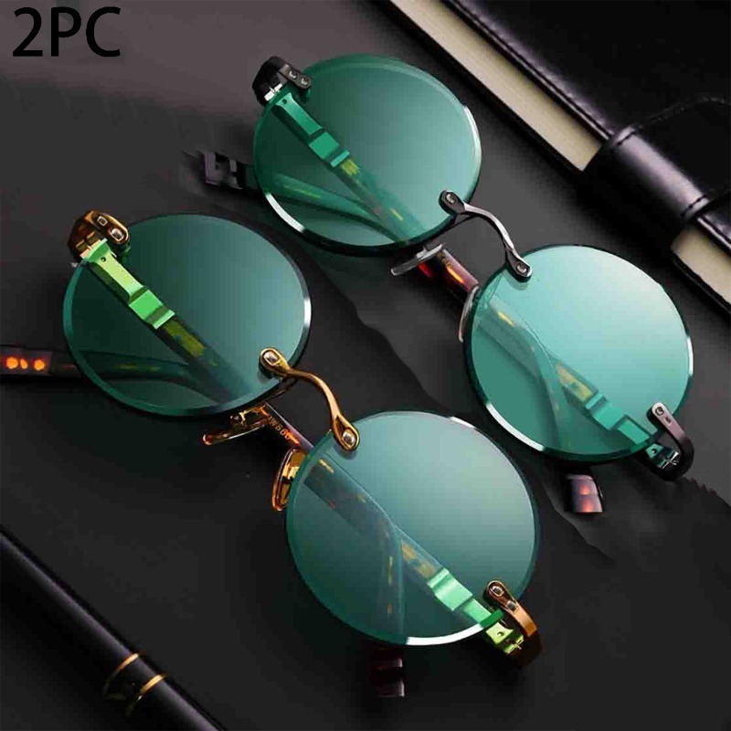Old Fashioned Glass - Modische Klassische Randlose Sonnenbrille für Damen