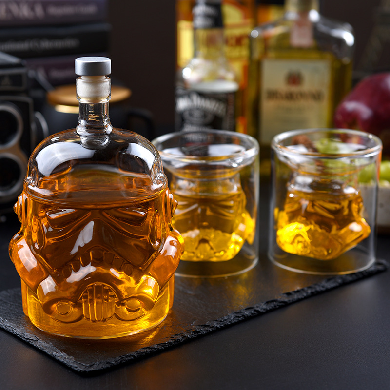 Highball Glass Set - Wein Glas Set Storm Trooper Helm