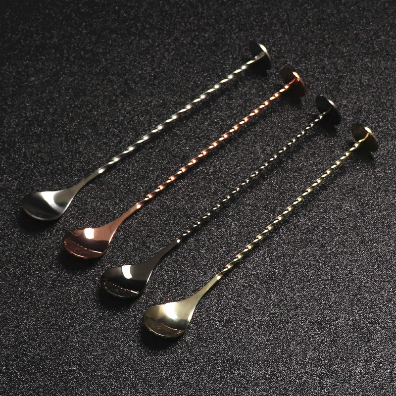 Bar Spoon Twisted - Edelstahl Cocktail Bar Spirale Muster Drink
