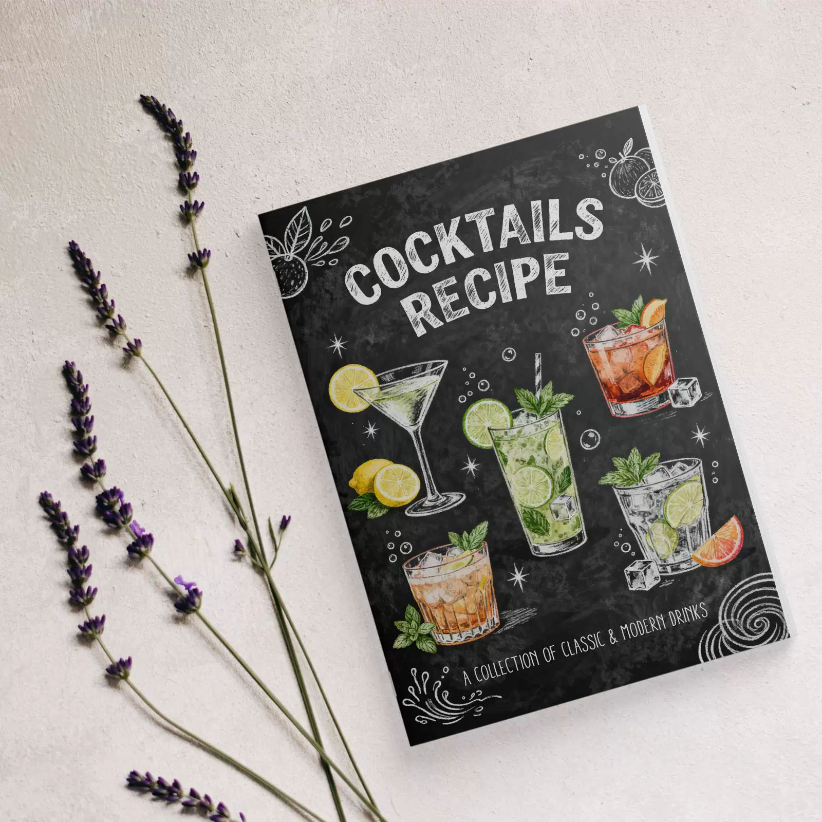 Cocktail Recipe Book - Cocktail-Rezeptbuch: Eine Sammlung klassischer und moderner