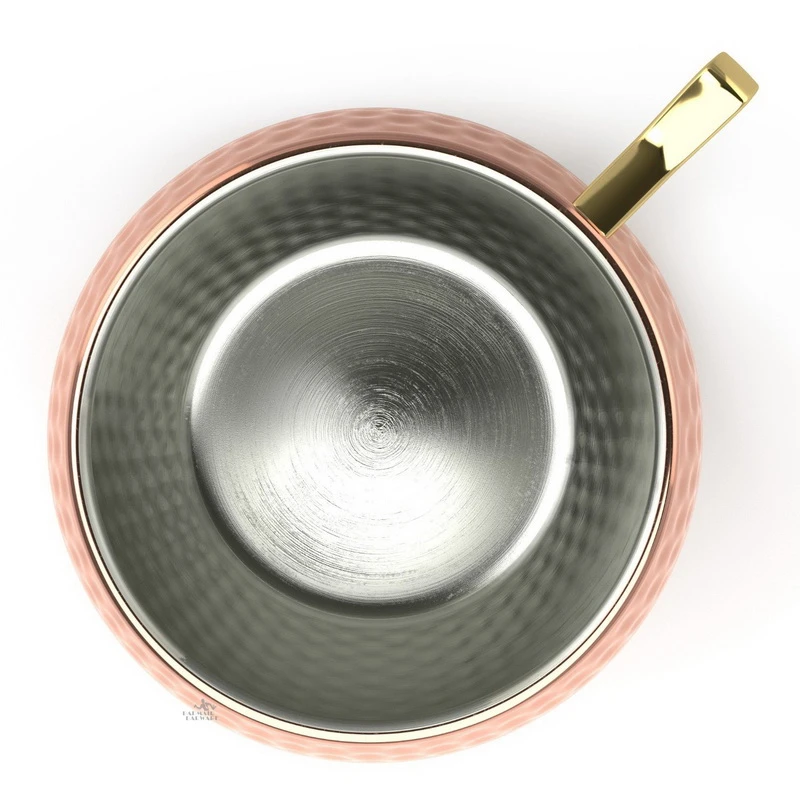 4 Stück 550ml gehämmerte, kupf – Mule Copper Mug Bewertung und Preis