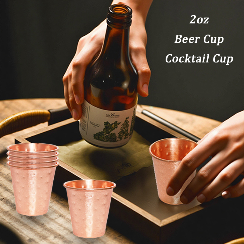 Set mit 4/6 verkupferten Bierb – Mule Copper Mug Bewertung und Preis