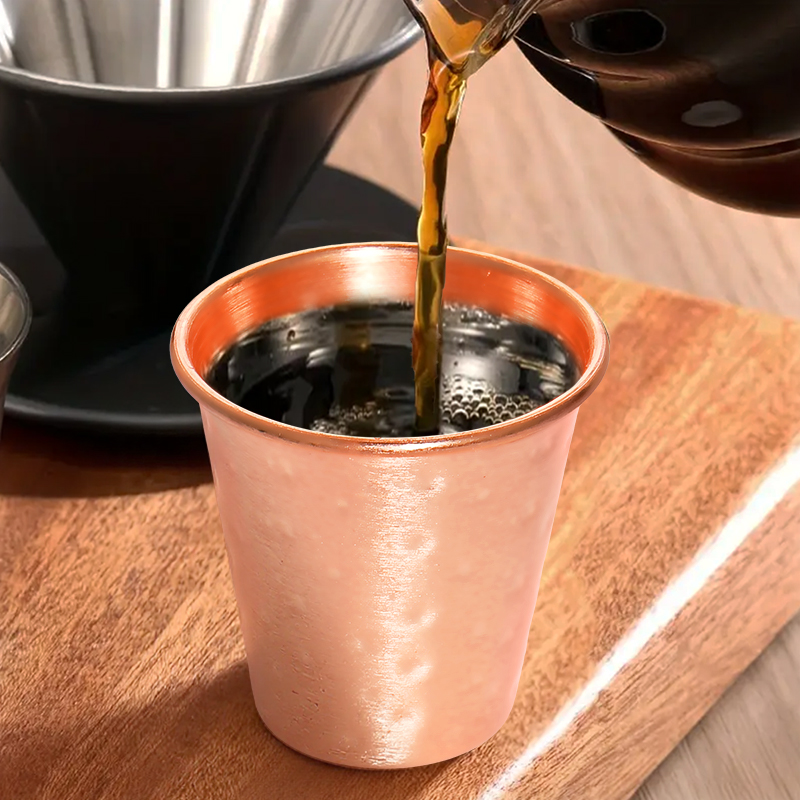 Set mit 4/6 verkupferten Bierb – Mule Copper Mug Bewertung und Preis