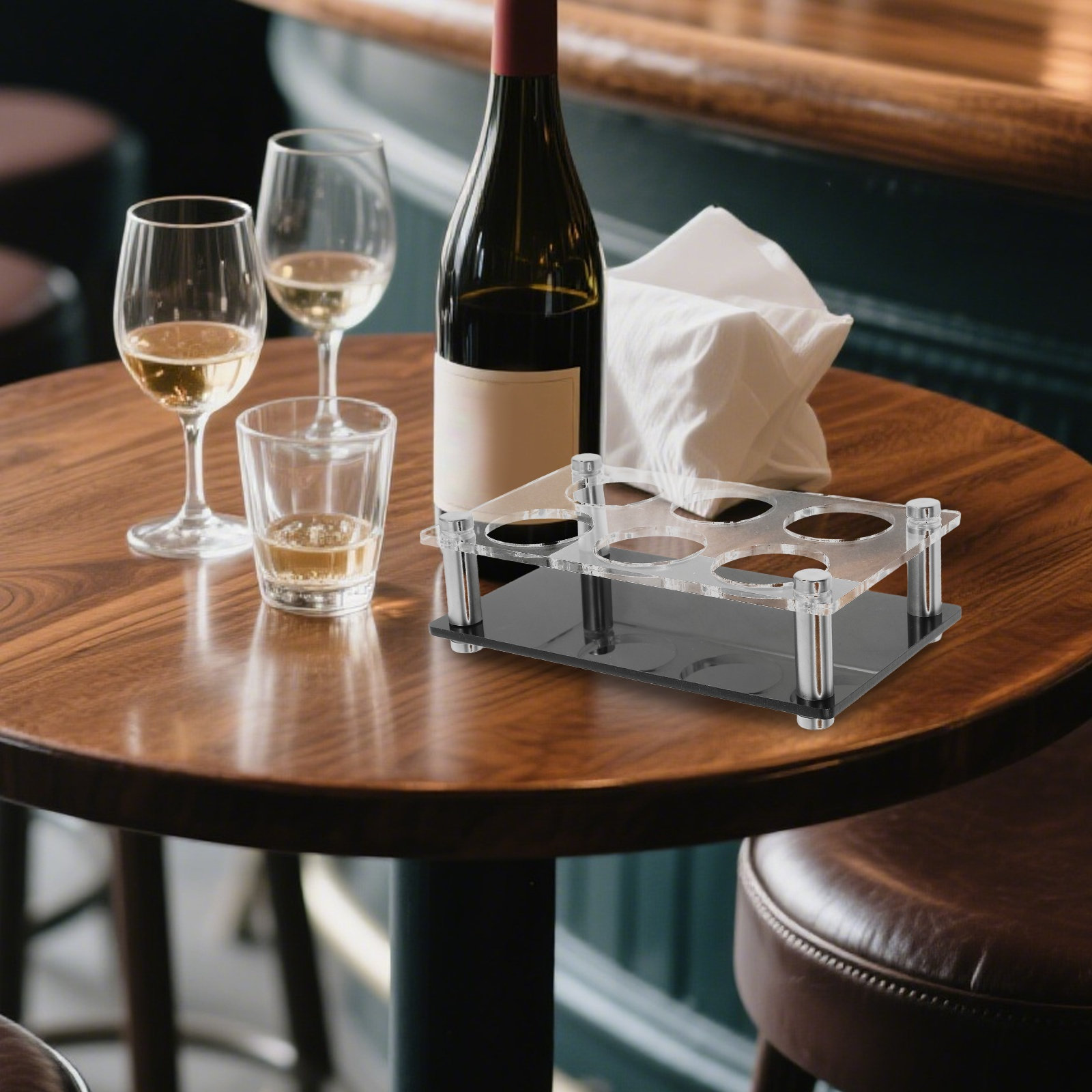 Schnapsglashalter mit 6 Löcher – Home Bar Stand Bewertung und Preis
