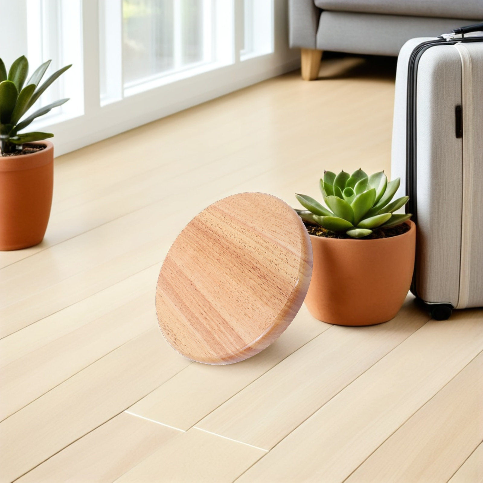 Runder Holzhocker-Ersatzsitz a – Home Bar Stools Bewertung und Preis