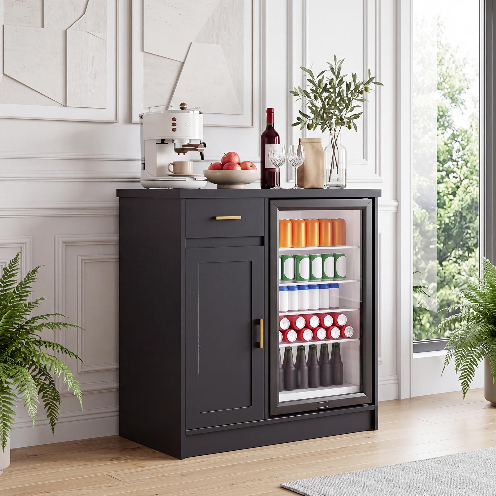 42-Zoll-Farmhouse-Weinbarschra – Home Bar Setup Bewertung und Preis