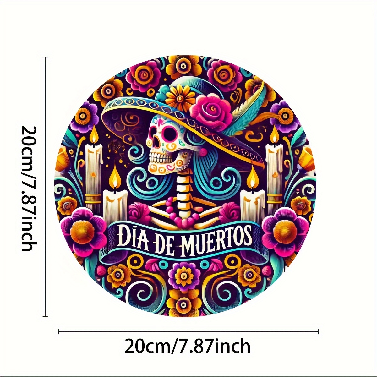 Day of the Dead 20,3 x 20,3 cm – Home Bar And Restaurant Bewertung und Preis
