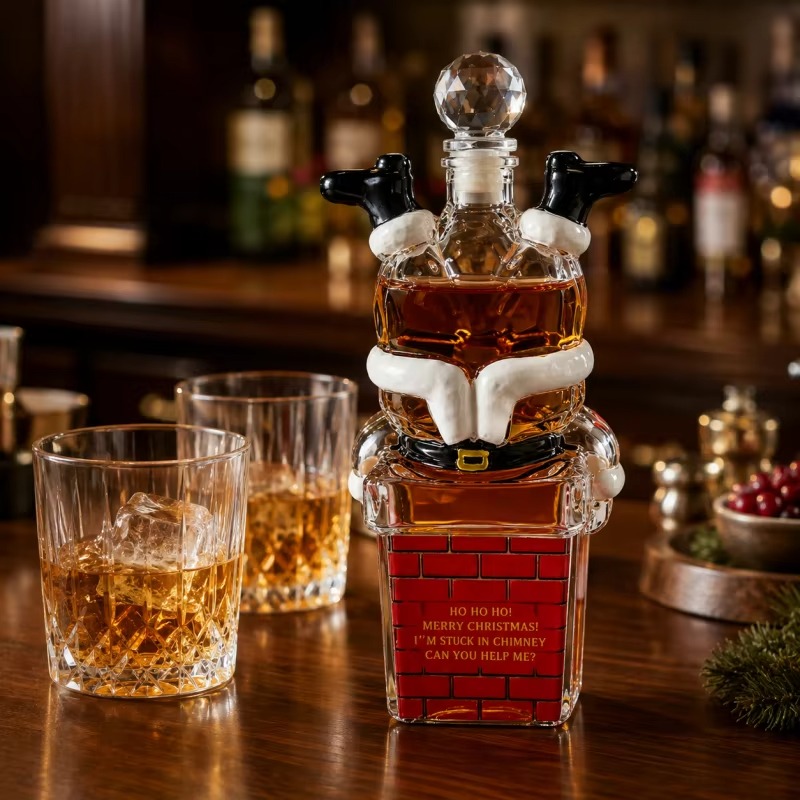 Weihnachtsmann im Schornstein, – Home Bar Setup Bewertung und Preis