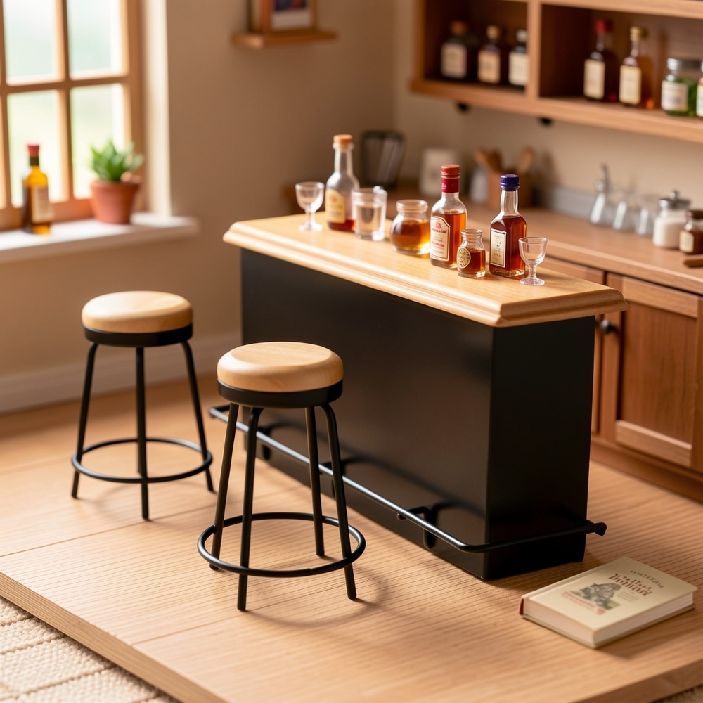 3-teiliges 1:12 Puppenhaus Min – Home Bar Setup Bewertung und Preis