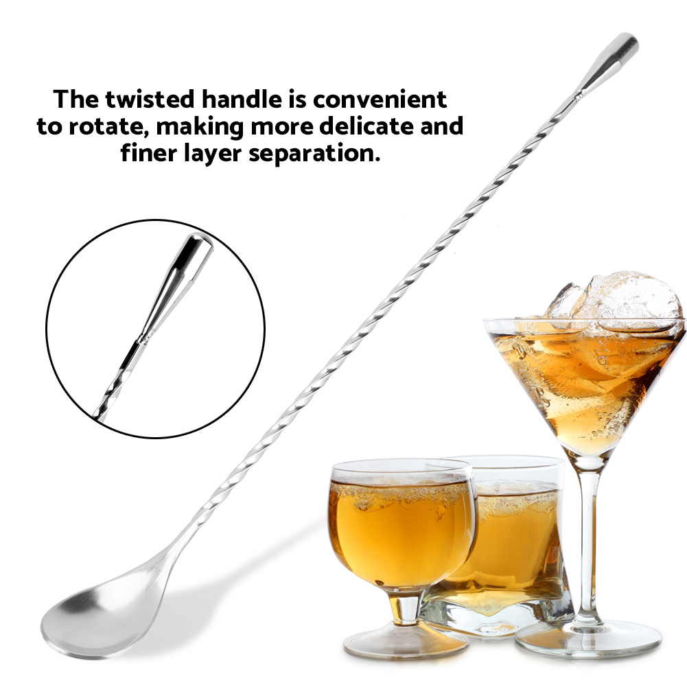 Barlöffel aus Edelstahl, Cockt – Bar Spoon Twisted Bewertung und Preis
