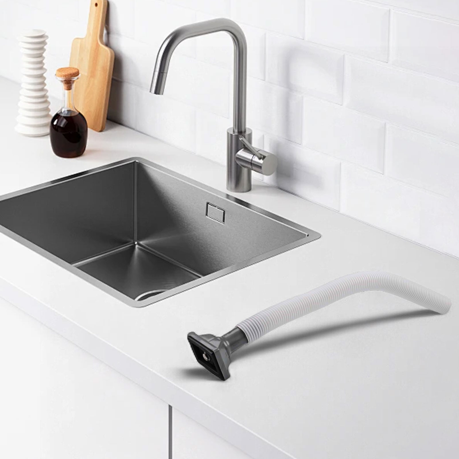 Grauer rechteckiger Überlaufro – Home Bar Sink Bewertung und Preis