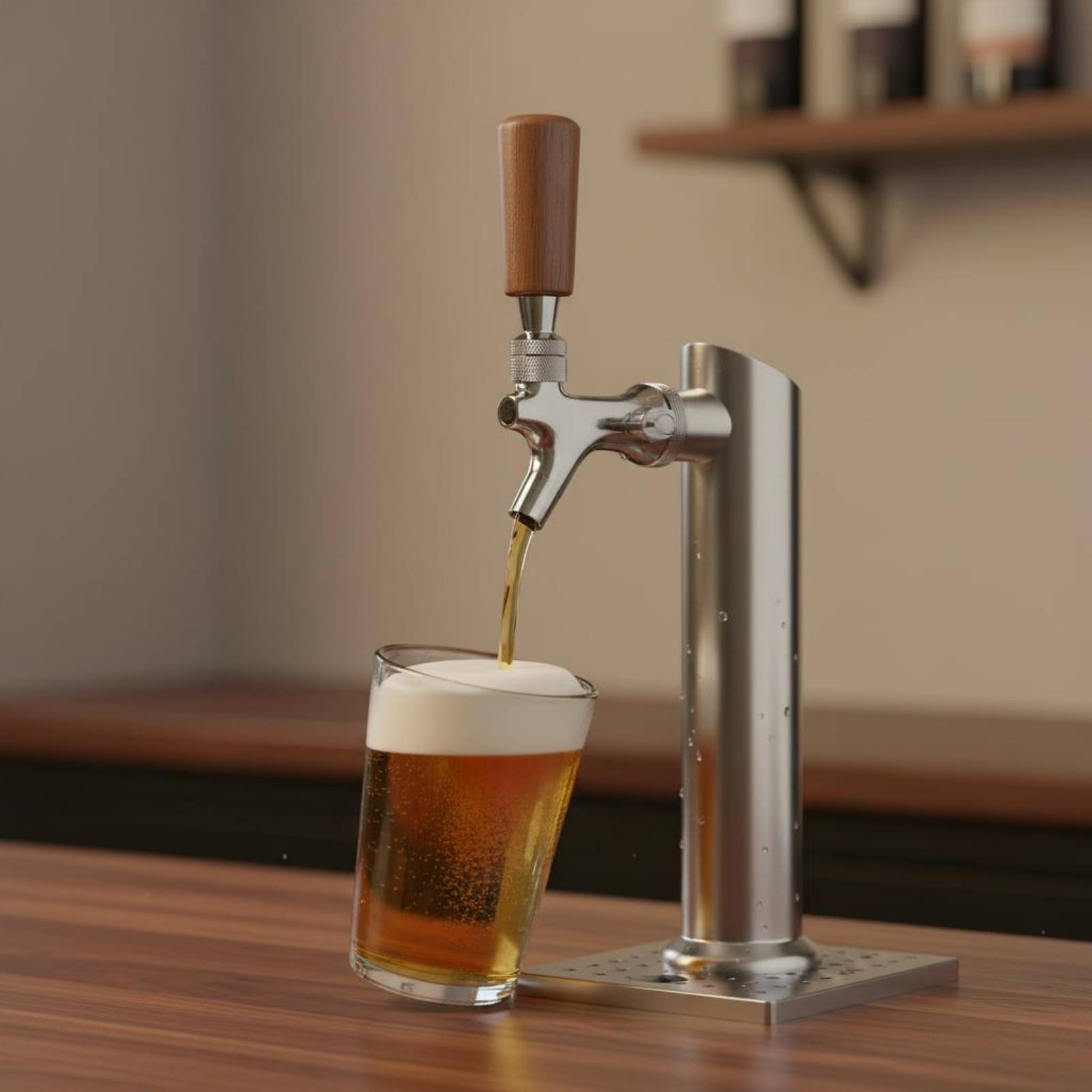 Kurzer Holz-Bierhahngriff aus  – Home Bar Accessories Bewertung und Preis